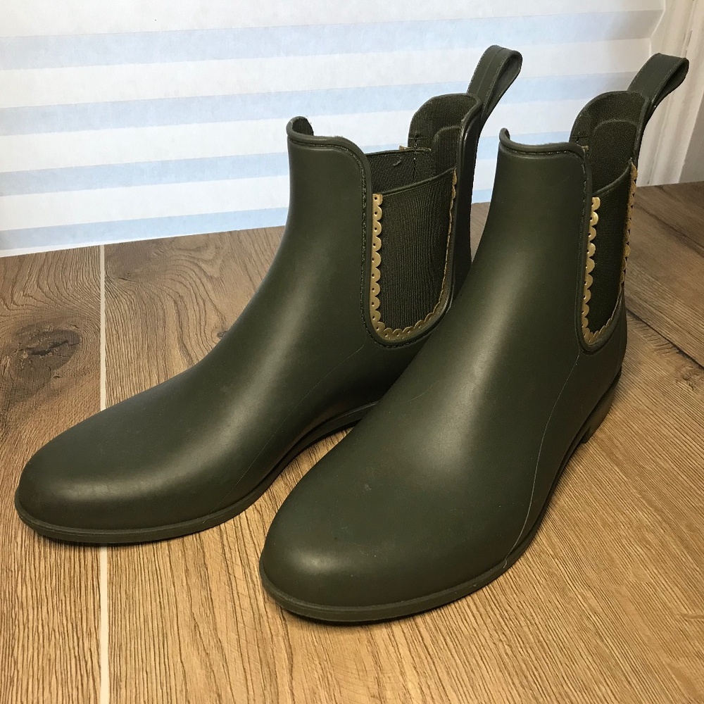 Jack Rogers - Sallie Rain Boots - women’s size 9 - Color: Green